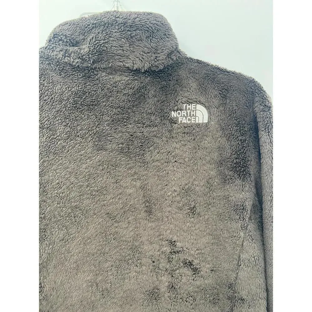 The North Face Women's Fleece Jacket Brown Full Zip‎ Soft Warm Medium